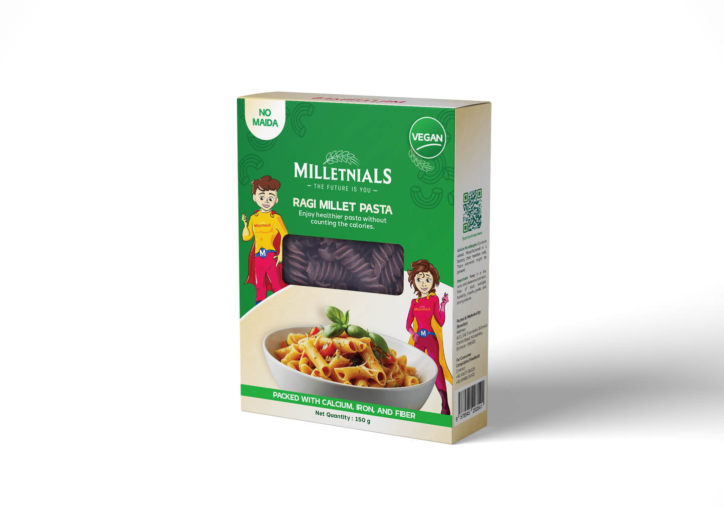 Ragi Millet Pasta