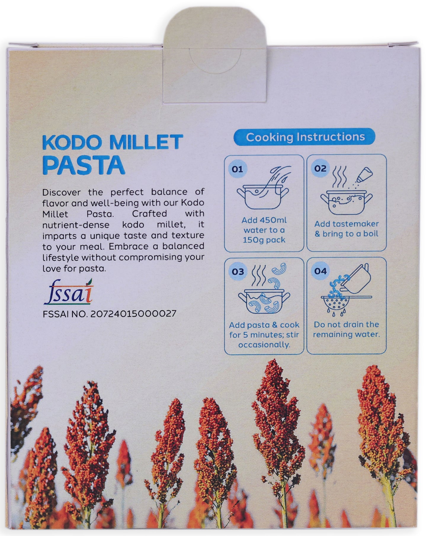 Kodo Millet Pasta
