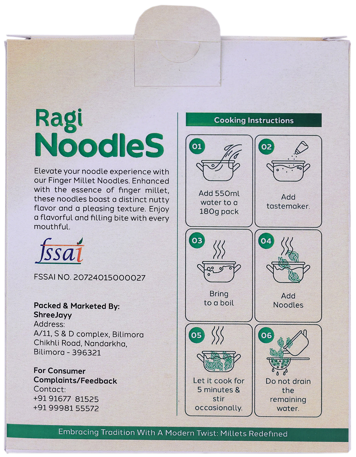 Ragi Noodles