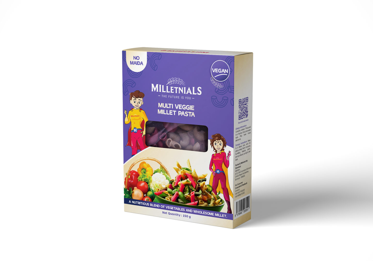 Multi Veggie Millet Pasta