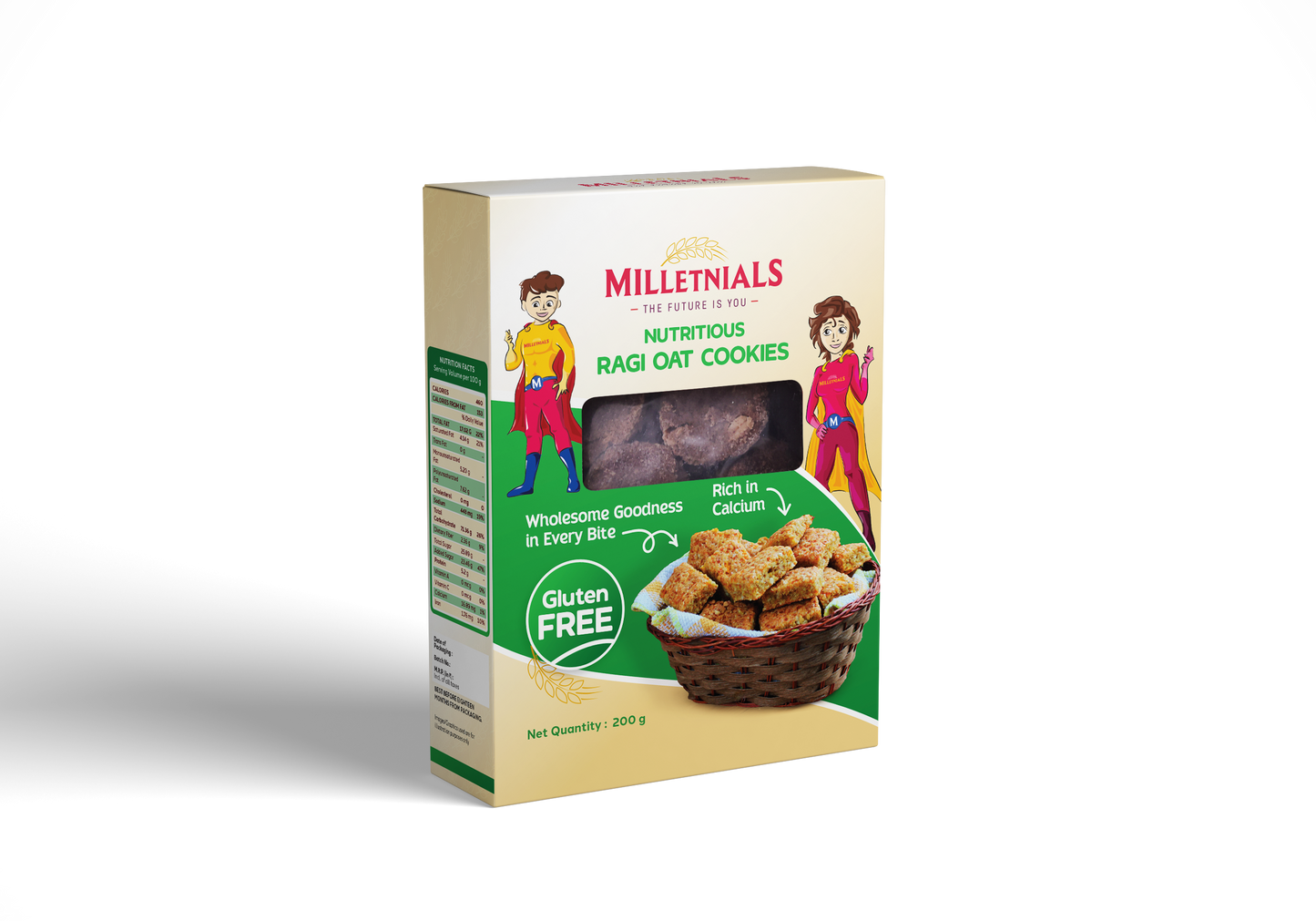 Ragi Oats Cookies