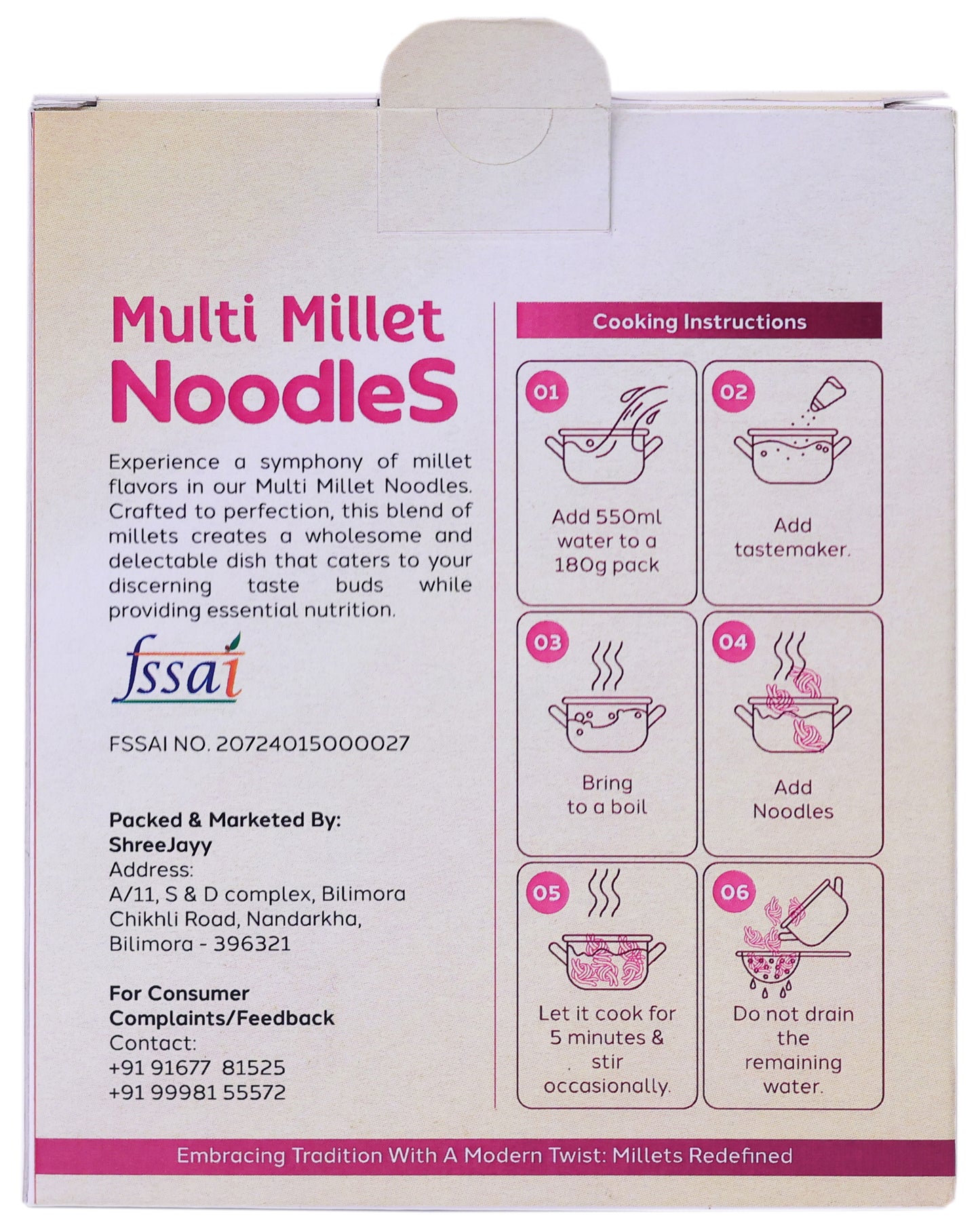 Multi Millet Noodles