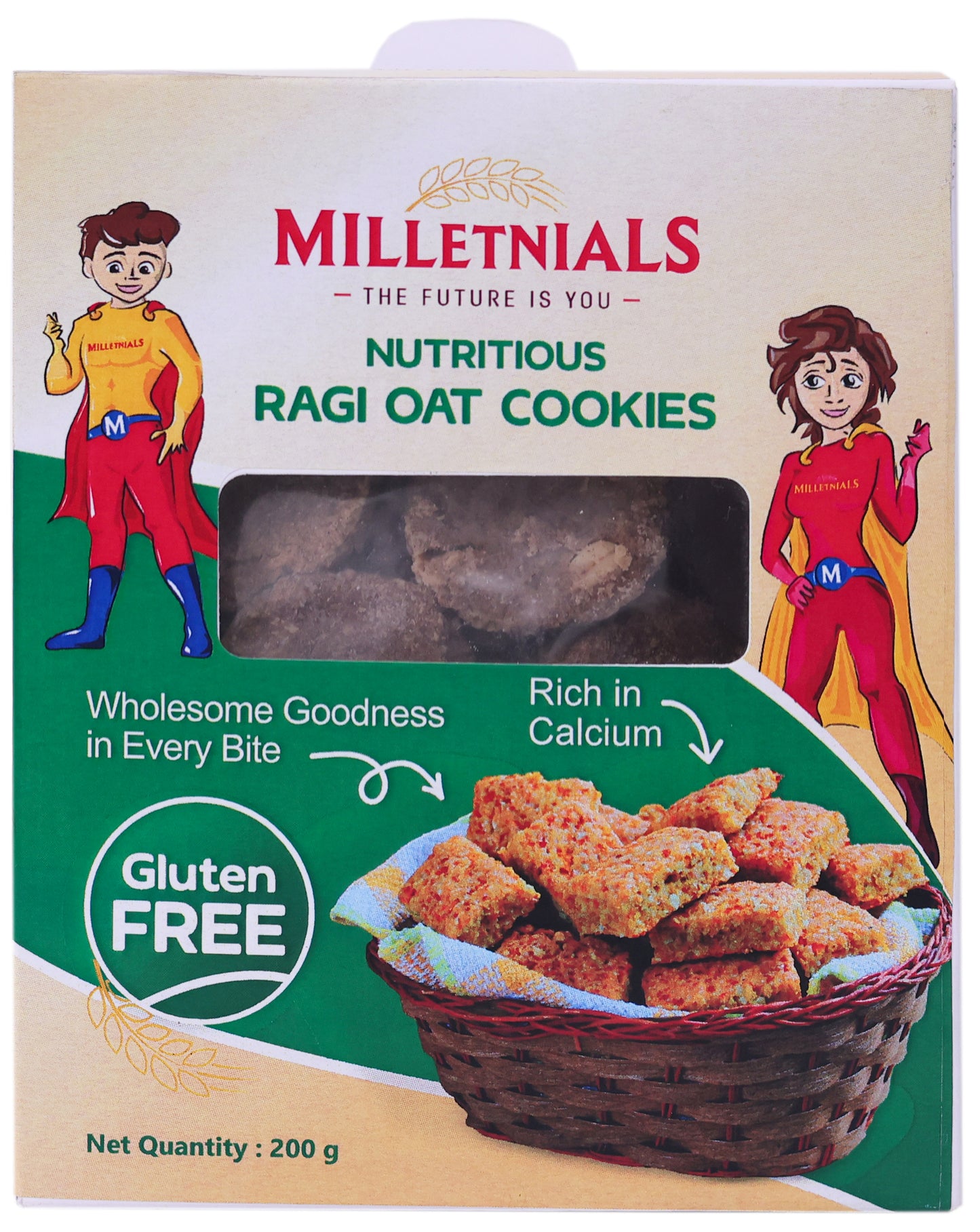 Ragi Oats Cookies